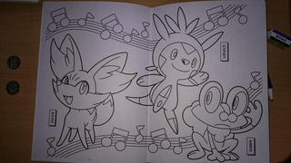 Illustration for article titled Pokémon Coloring Books Make for Terrifying Doodles
